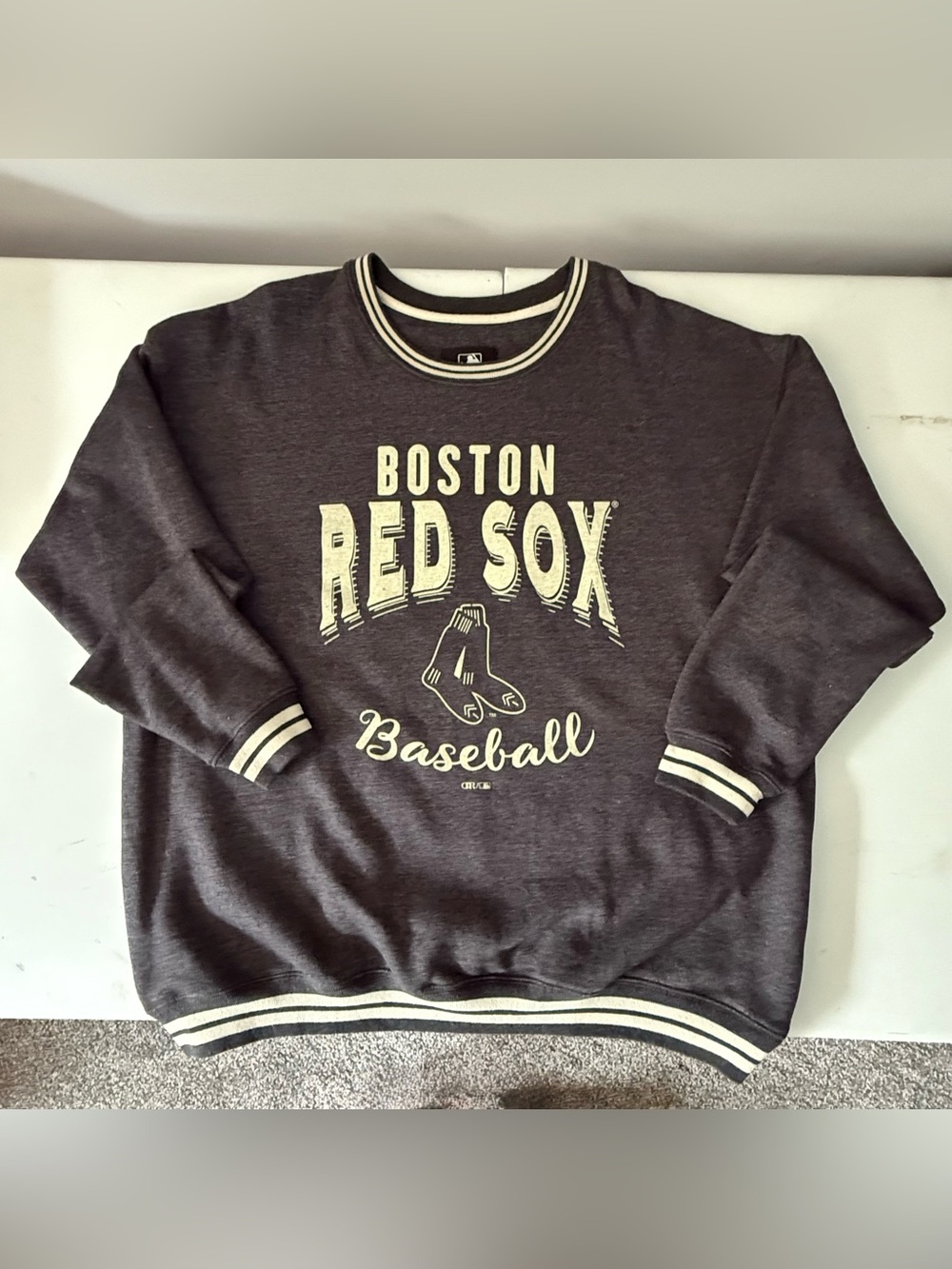 Boston Red Sox Crewneck Sweatshirt - Dark Gray - 2XL